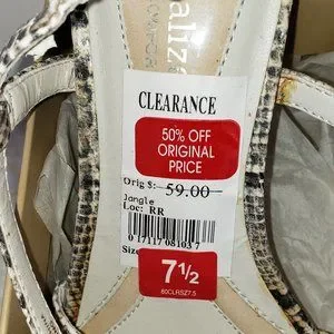 Naturalizer Shoes Naturalizer Faux Snakeskin Flat Thong